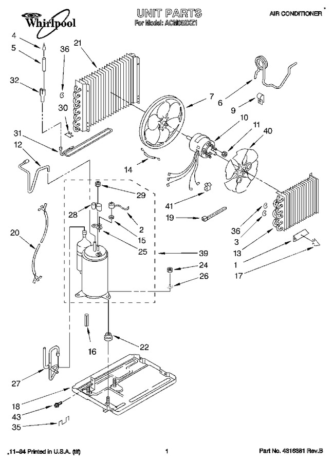 Diagram for ACM052XZ1