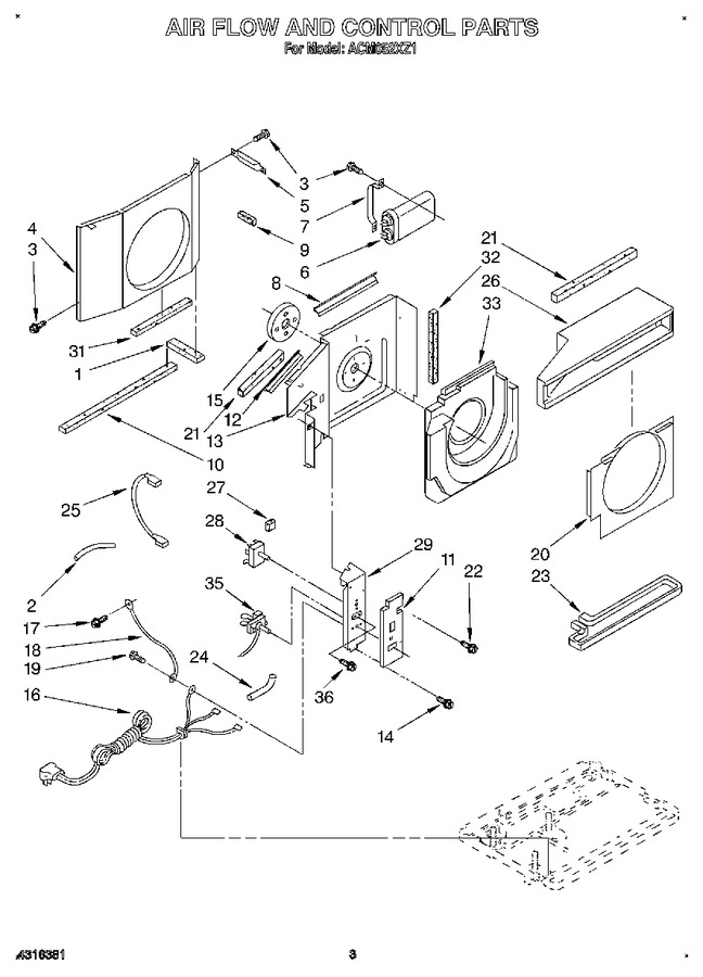 Diagram for ACQ052XZ1