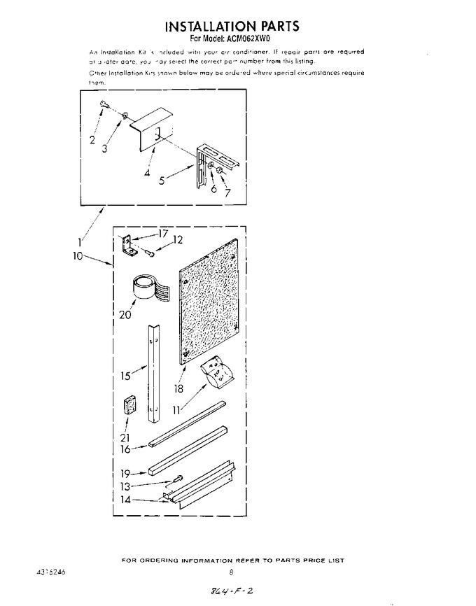 Diagram for ACM062XW0