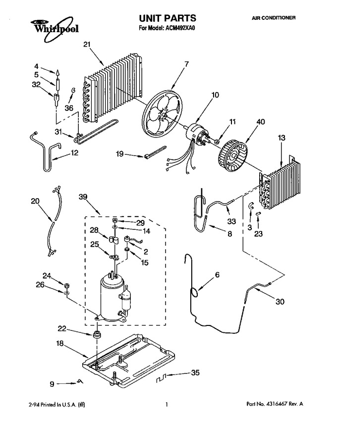 Diagram for ACM492XA0