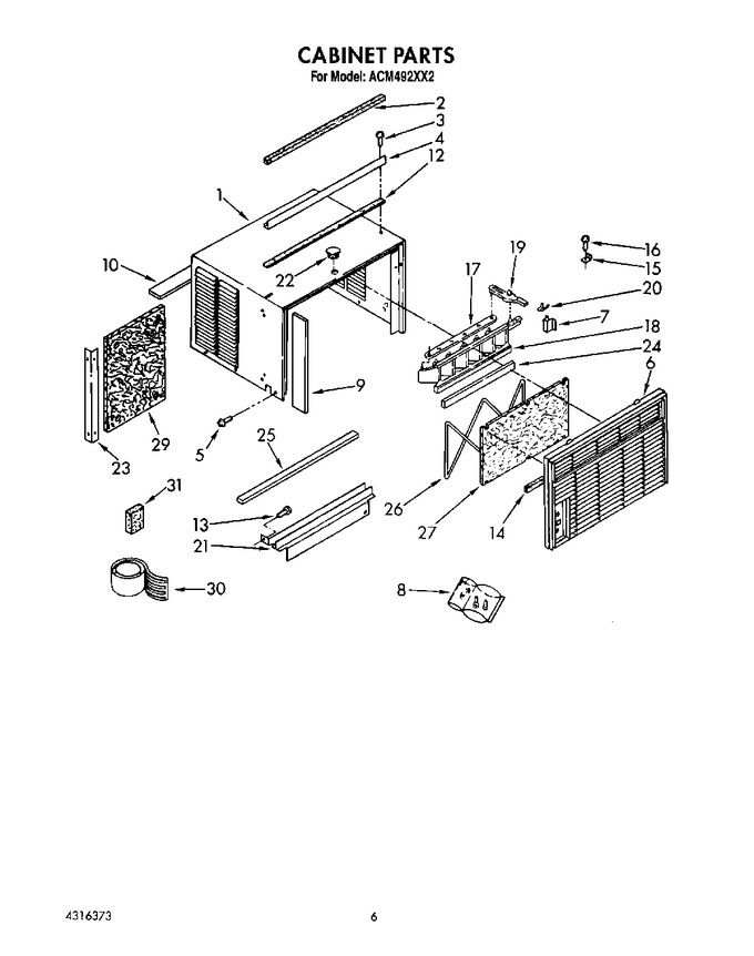 Diagram for ACM492XX2
