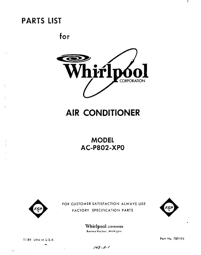 Diagram for ACP802XP0