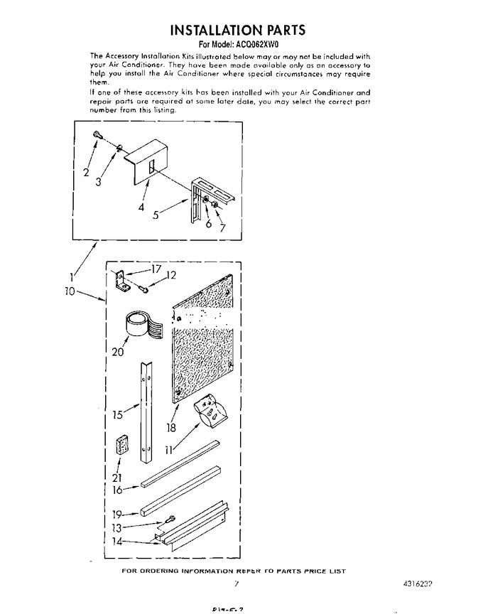 Diagram for ACQ062XW0