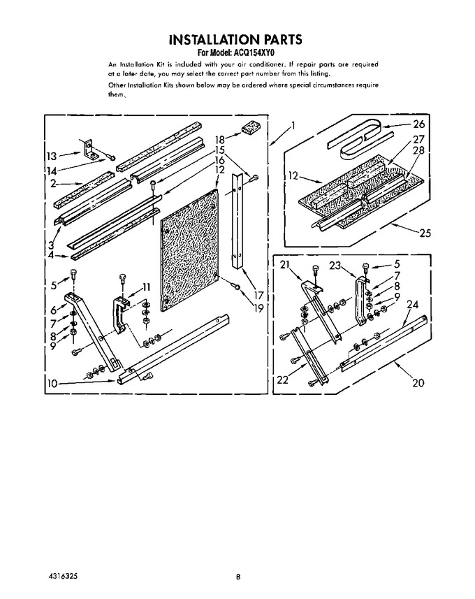 Diagram for ACQ154XY0