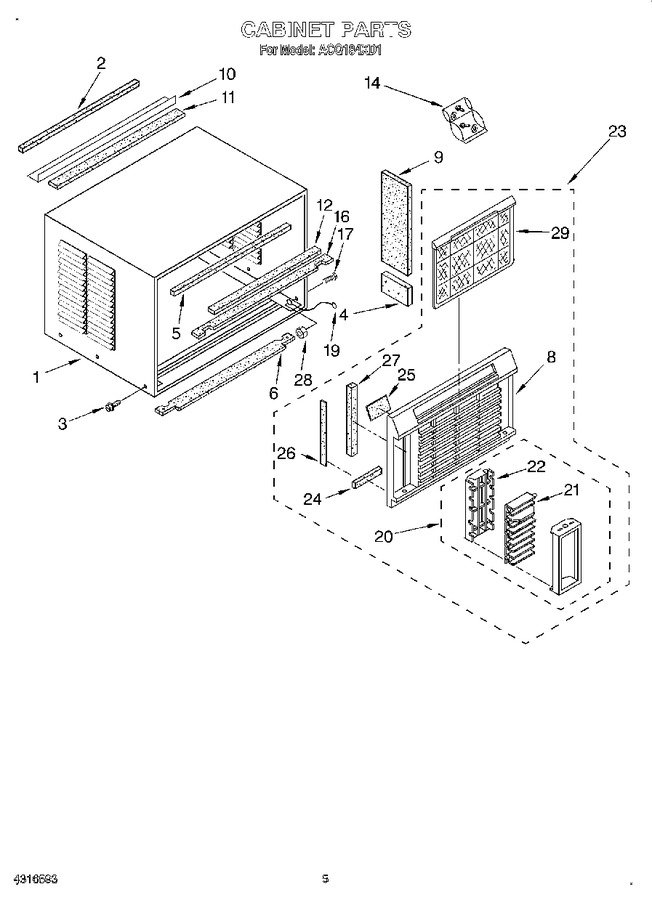 Diagram for ACQ184XD1