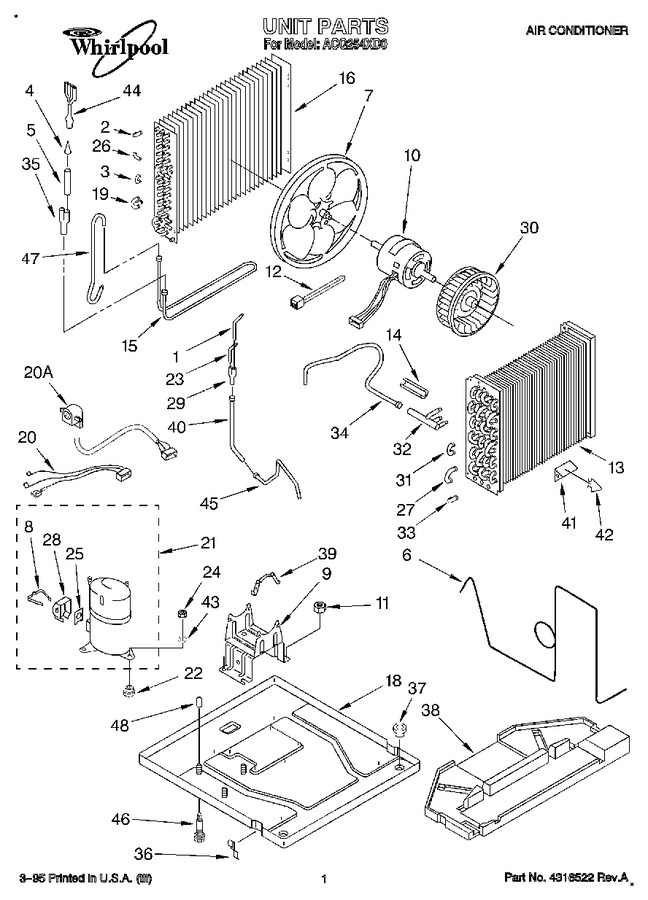 Diagram for ACQ254XD0