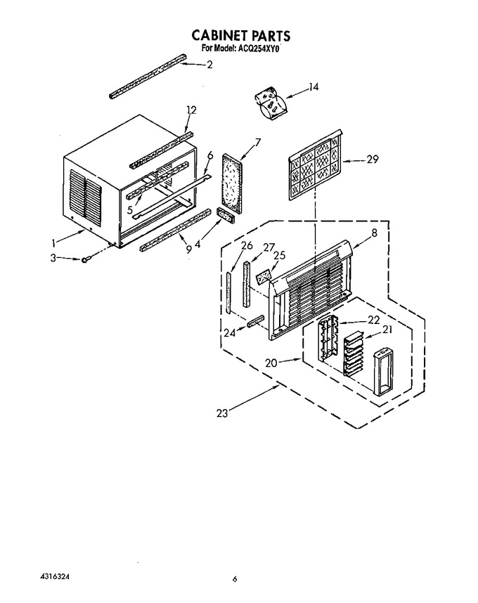 Diagram for ACQ254XY0