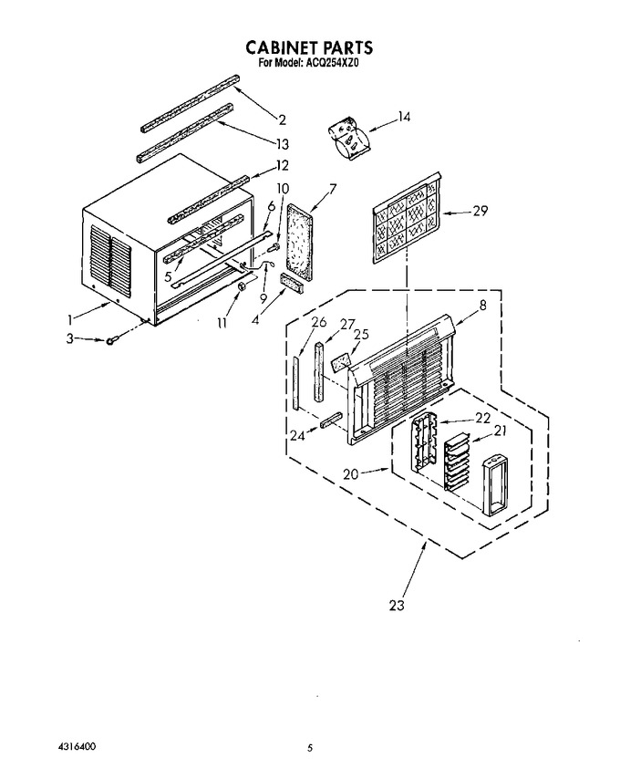 Diagram for ACQ254XZ0