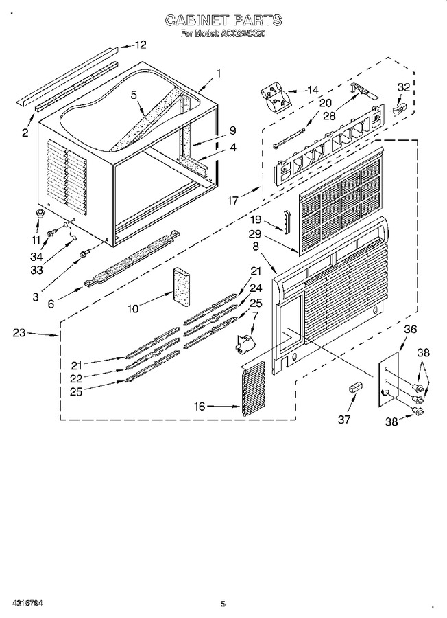 Diagram for ACQ294XG0