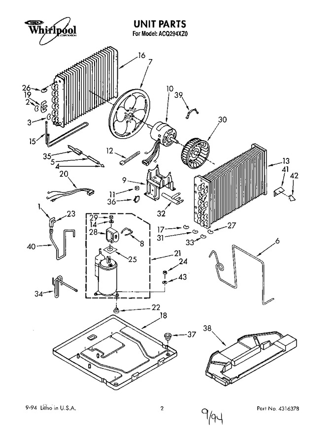 Diagram for ACQ294XZ0