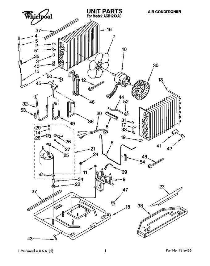 Diagram for ACR124XA0
