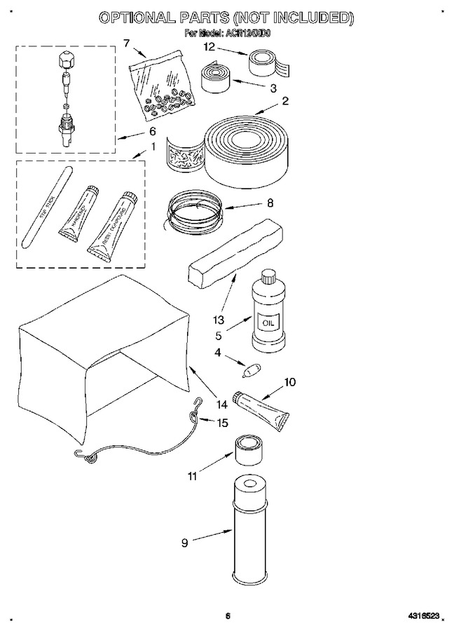 Diagram for ACR124XD0