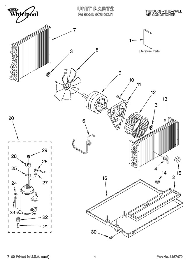 Diagram for ACU104XJ1