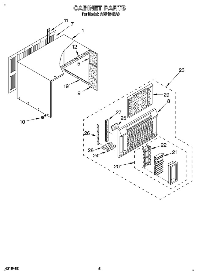 Diagram for ACU124XA0