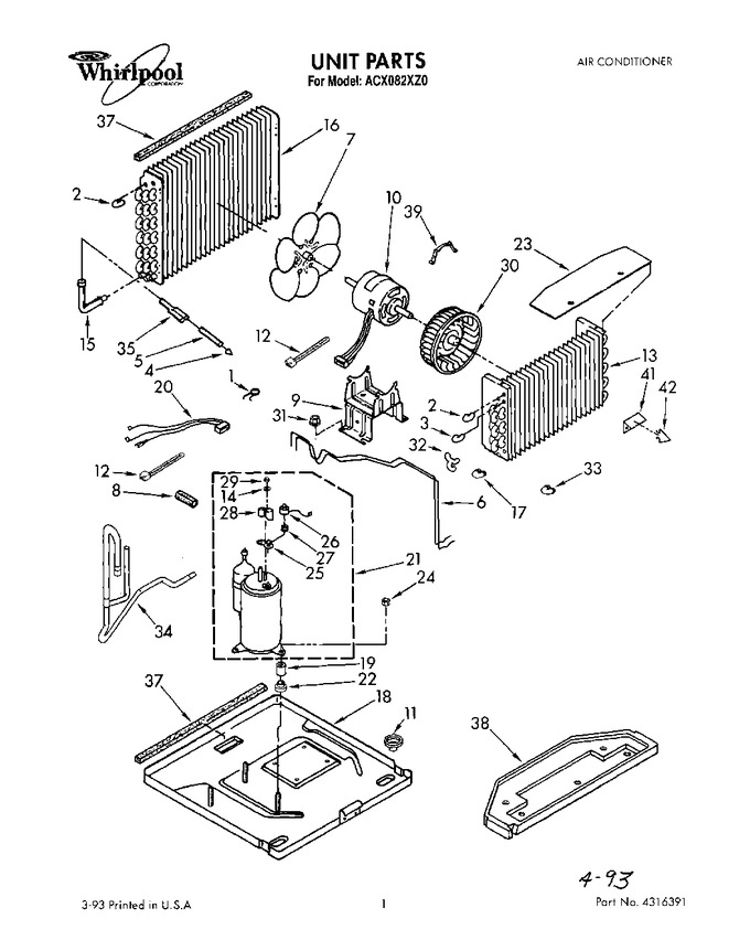 Diagram for ACX082XZ0
