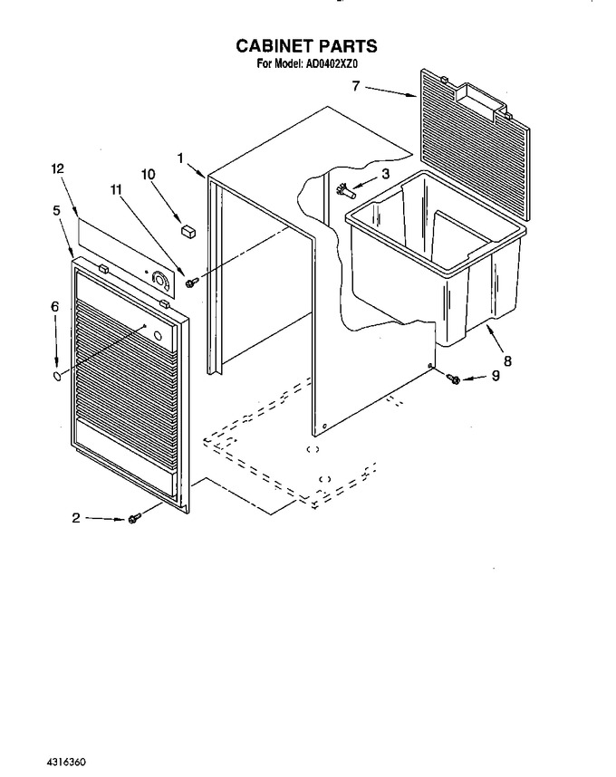 Diagram for AD0402XZ0
