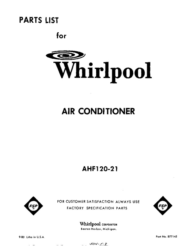 Diagram for AHF12021