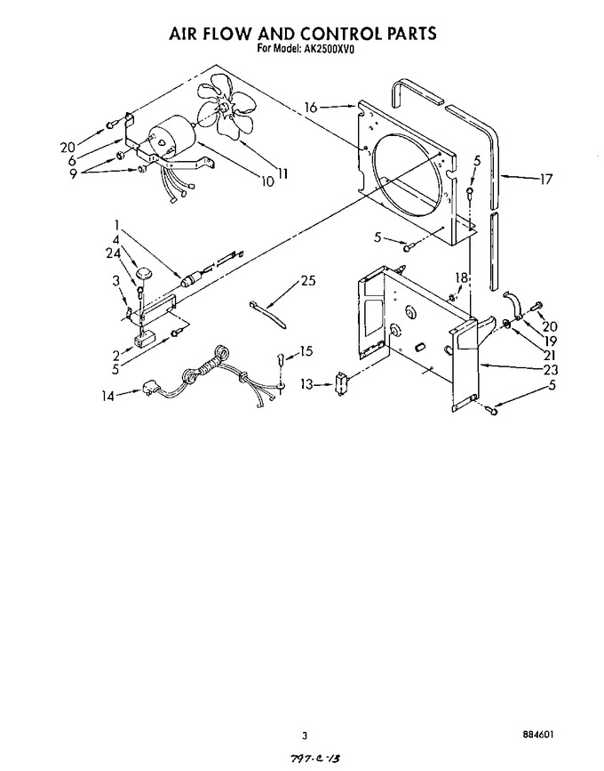 Diagram for AK2500XV0