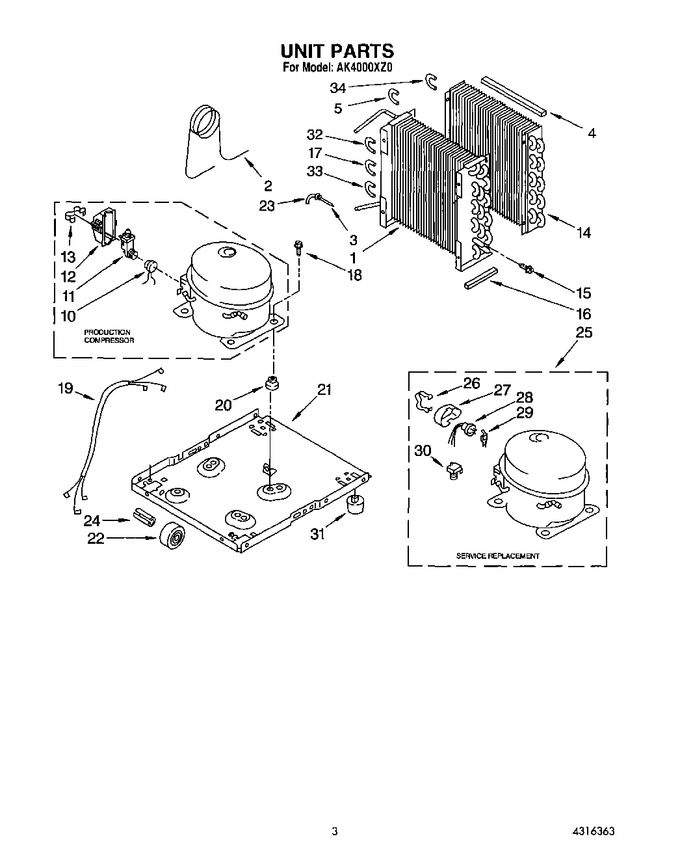 Diagram for AK4000XZ0
