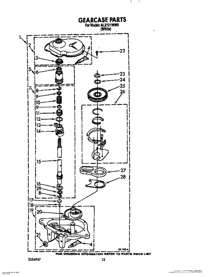 Diagram for AL2121WW0