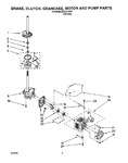 Diagram for 07 - Brake, Clutch, Gearcase, Motor And Pump