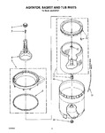 Diagram for 05 - Agitator, Basket And Tub