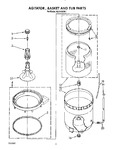 Diagram for 05 - Agitator, Basket And Tub