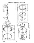 Diagram for 05 - Agitator, Basket And Tub