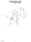 Diagram for 06 - Control Panel Parts