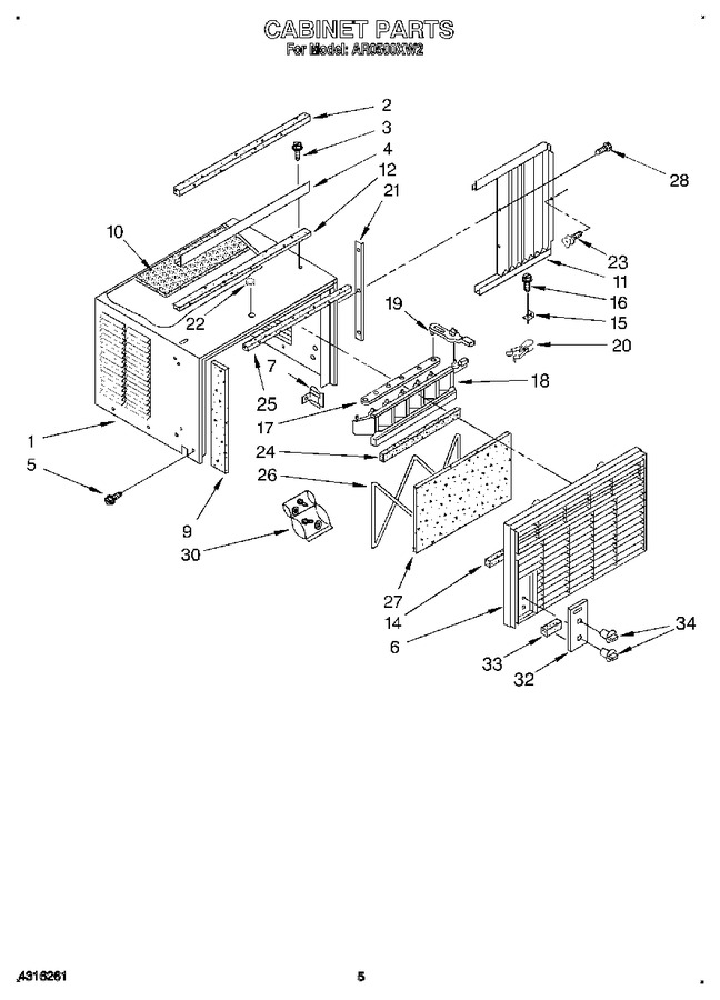 Diagram for AR0500XW2