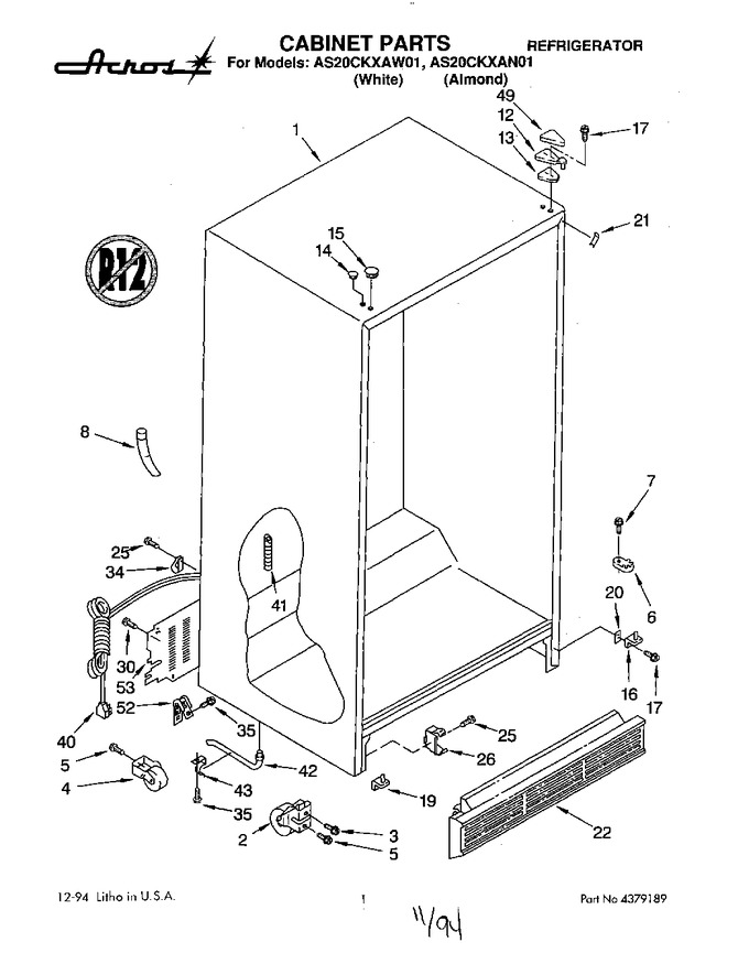 Diagram for AS20CKXAW01