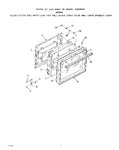 Diagram for 05 - Full Glass Upper Oven And Lower Broiler