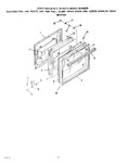 Diagram for 04 - Glass Upper Oven And Lower Broiler