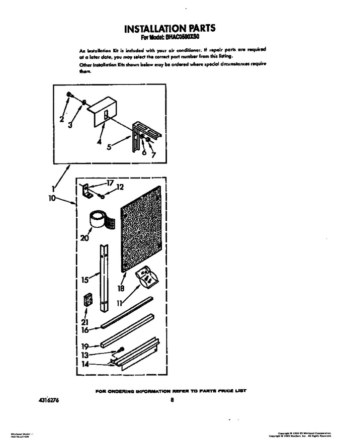Diagram for BHAC0500XS0