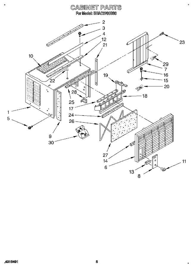 Diagram for BHAC0700BS0