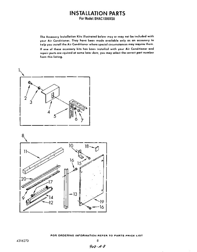 Diagram for BHAC1000XS0