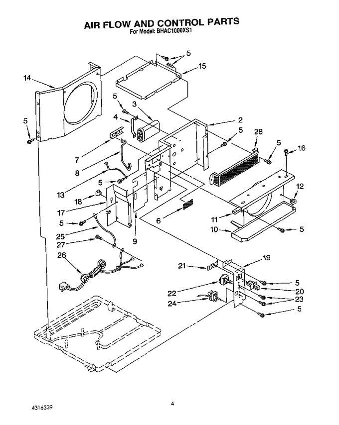 Diagram for BHAC1000XS1