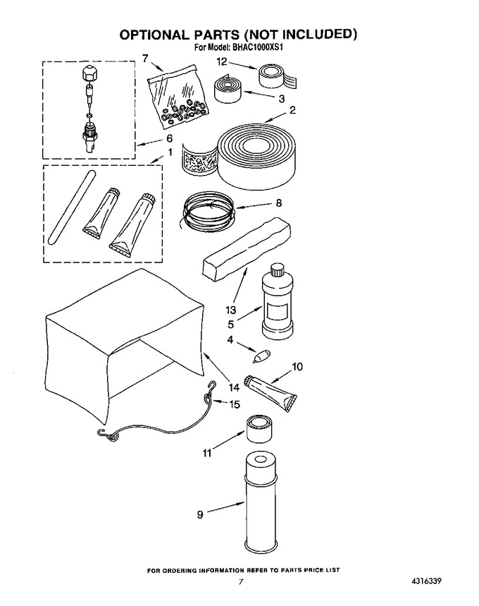 Diagram for BHAC1000XS1