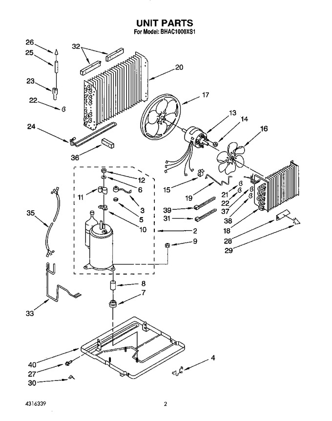 Diagram for BHAC1000XS1