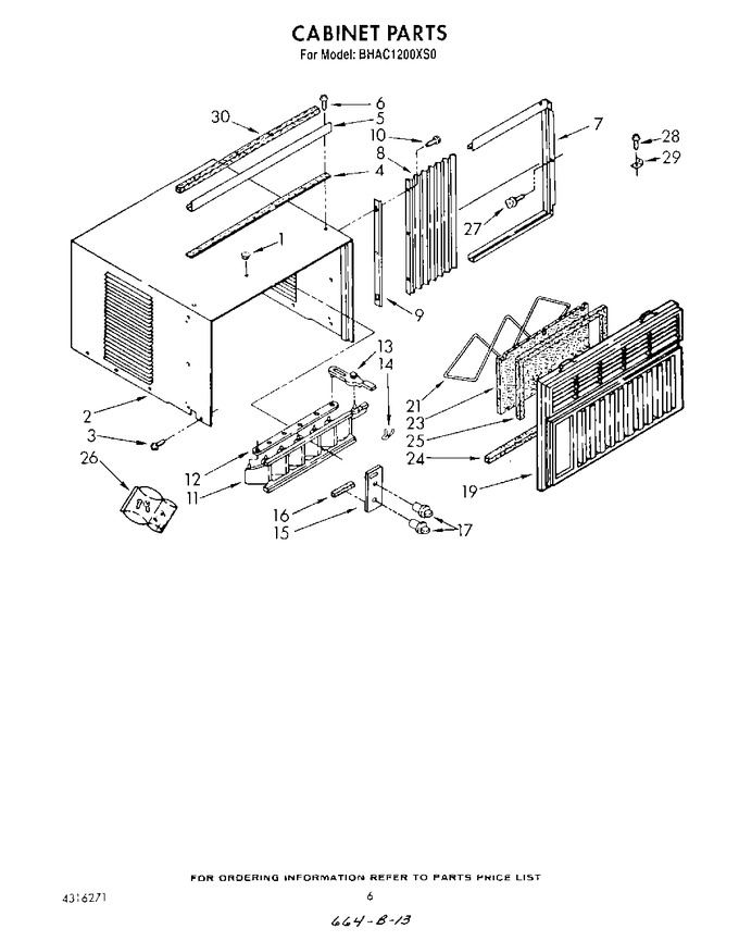 Diagram for BHAC1200XS0