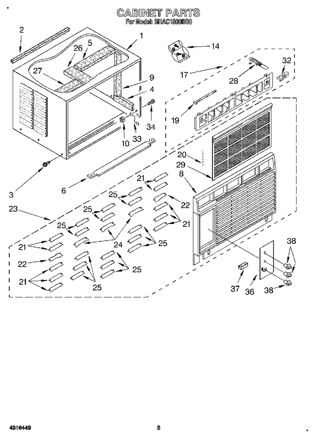 Diagram for BHAC1800BS0