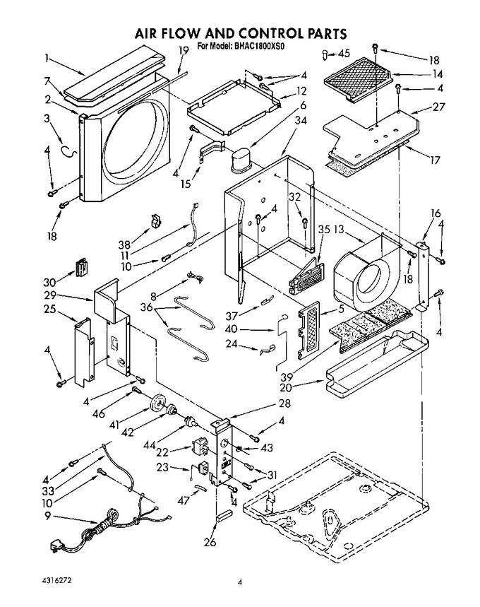 Diagram for BHAC1800XS0