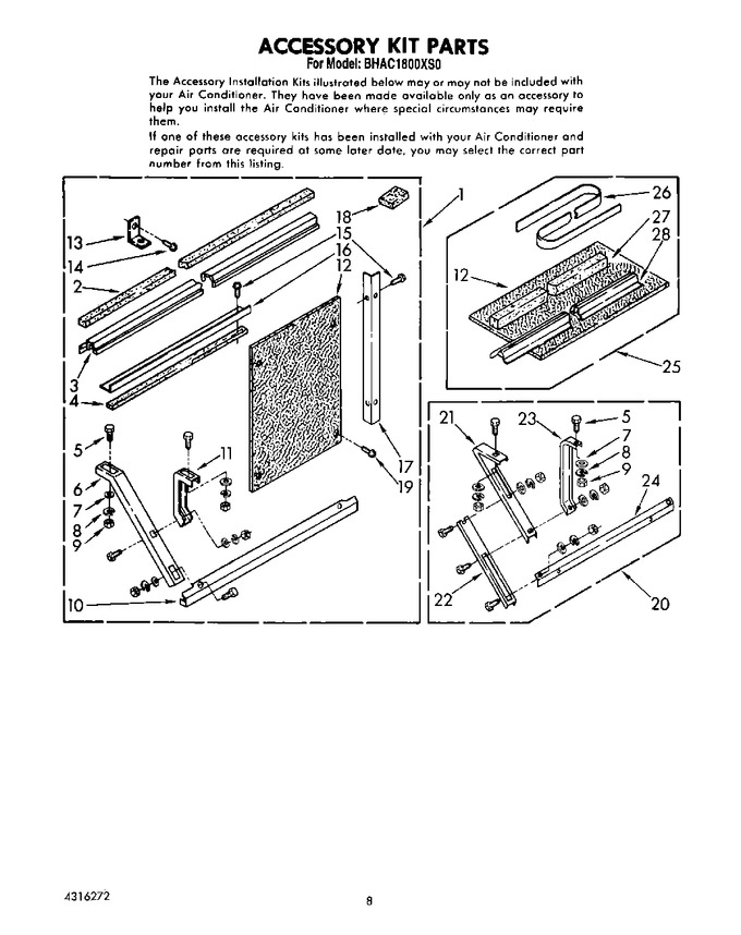 Diagram for BHAC1800XS0
