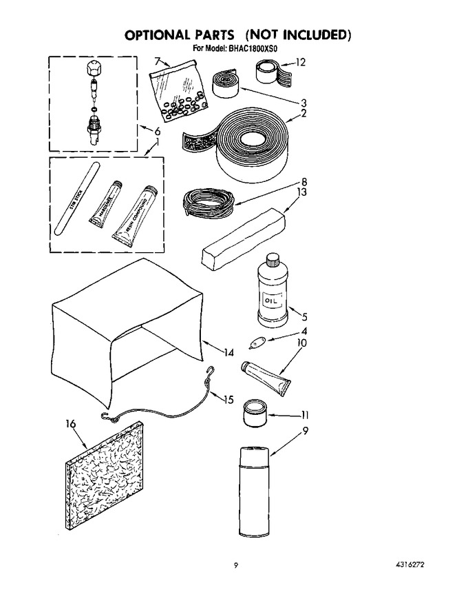 Diagram for BHAC1800XS0