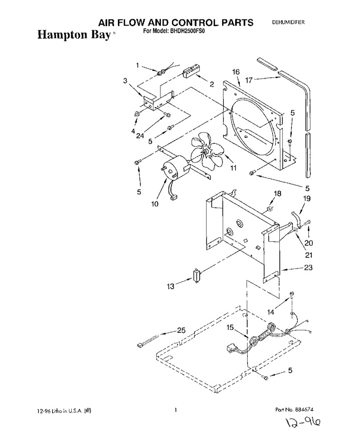 Diagram for BHDH2500FS0