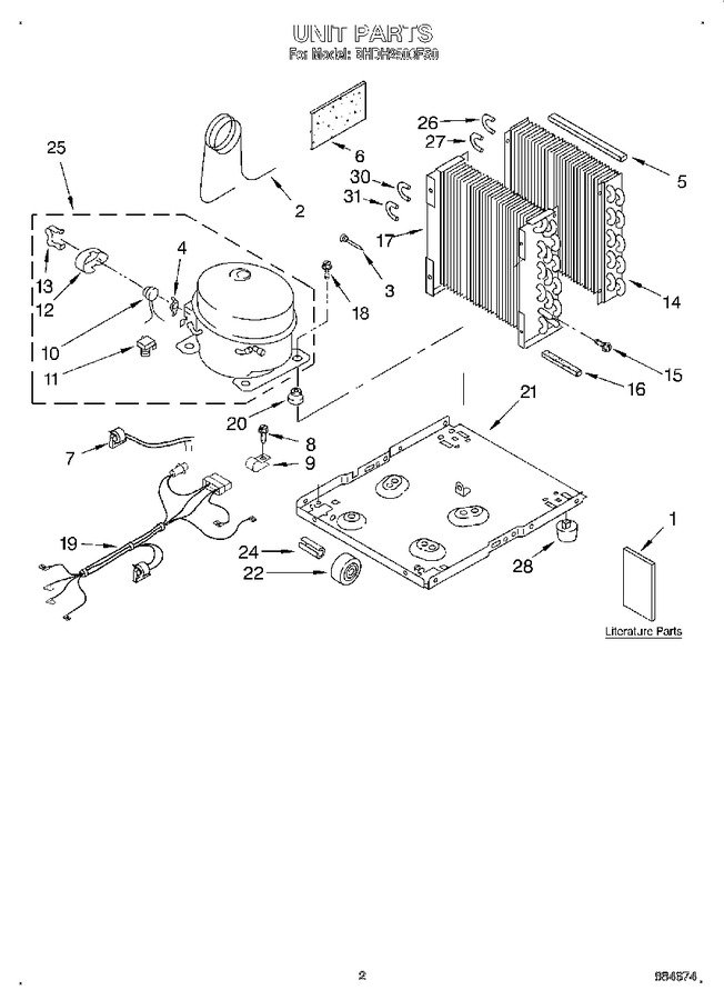 Diagram for BHDH2500FS0