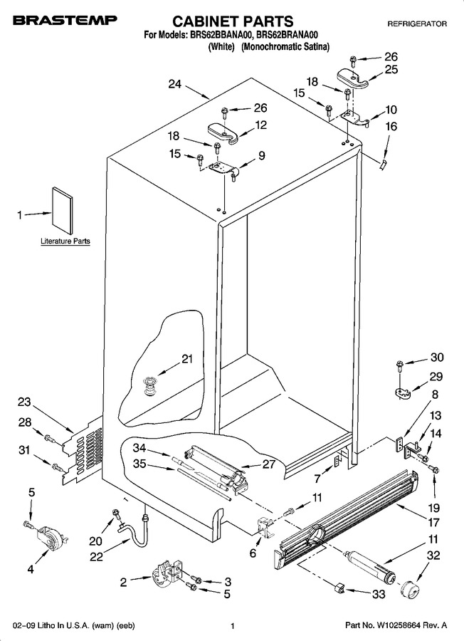 Diagram for BRS62BBANA00
