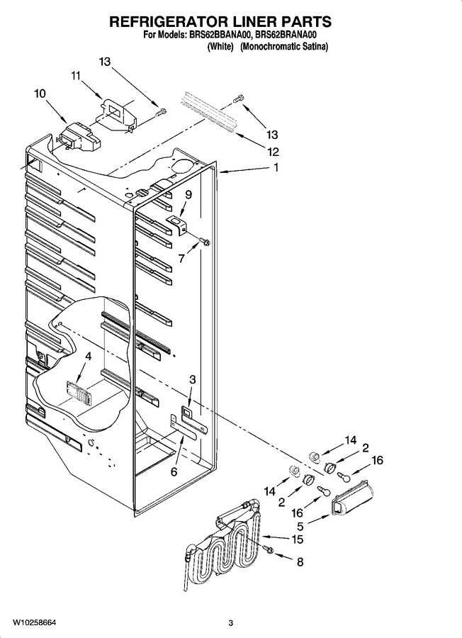 Diagram for BRS62BBANA00