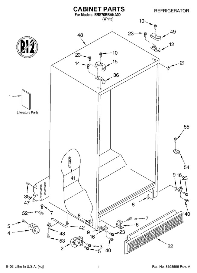 Diagram for BRS70BBANA00