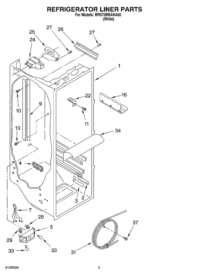 Diagram for BRS70BBANA00